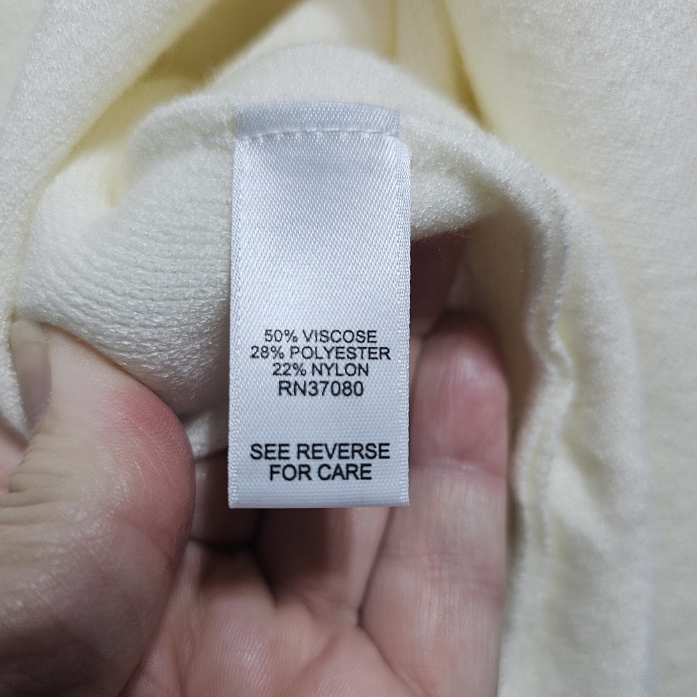 NWT Cato Collection Limited Edition Cream Long Cardigan Black Flowers Size 2X. - Picture 7 of 10